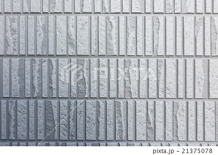 住宅 外壁 建材 サイディング 窯業系 グレー 目地縦ピッチの写真素材