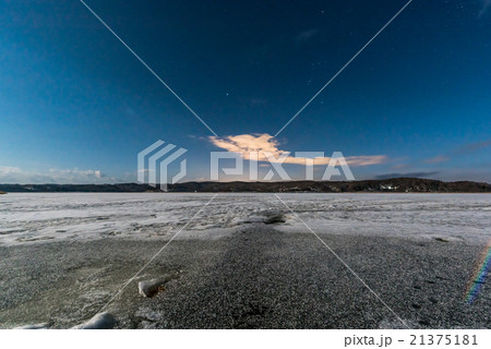 月夜の達古武湖 21375181