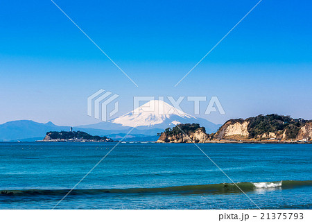 富士山と湘南海岸 21375793