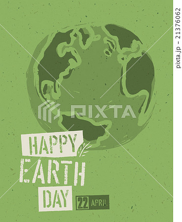 Happy Earth Day Poster. Symbolic Earth  21376062
