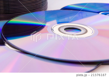Closeup compact discs Closeup compact discs 21376187
