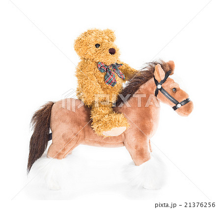 Teddy bear riding a horse 21376256