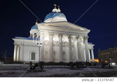 night view of the Troitsky Cathedral 21376587