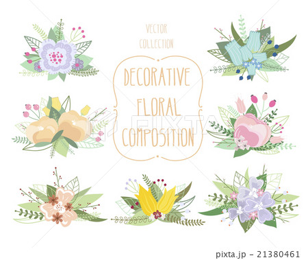 Decorative floral composition. 21380461