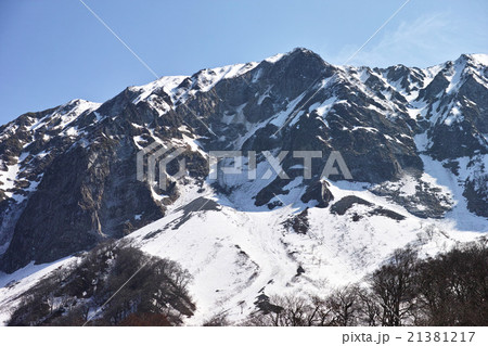 春の大山　北壁 21381217