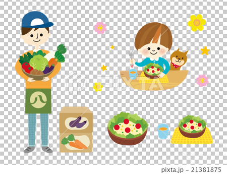 離乳食　イラスト 21381875