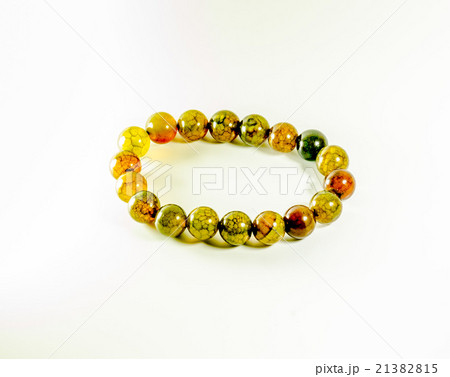 Lucky stone gem for the gamble on white background 21382815