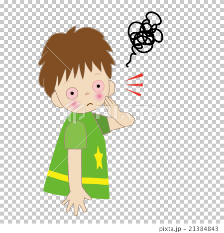 アレルギーの男の子 アレルギーの男の子 21384843