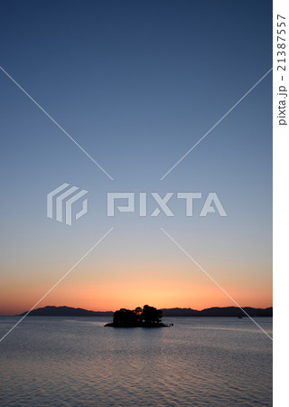 松江 宍道湖残照 21387557