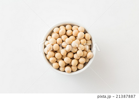 大豆 白バック 大豆 白バック 21387887
