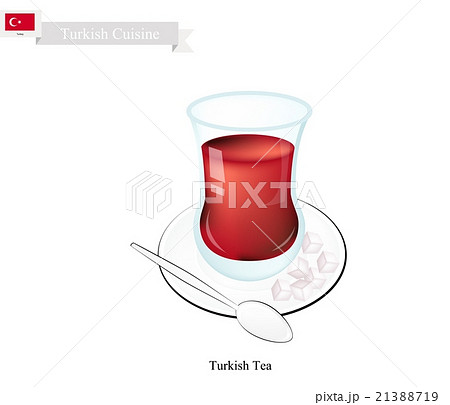 Traditional Black Hot Tea, Popular Drink in Turkey Traditional Black Hot Tea, Popular Drink in Turkey 21388719