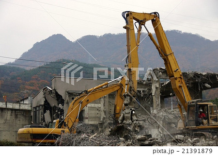 小学校解体現場 21391879
