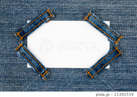 Business card with four straps jeans Business card with four straps jeans 21392559