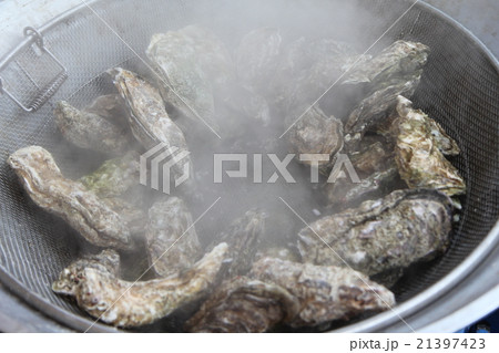 蒸し牡蠣 蒸し牡蠣 21397423