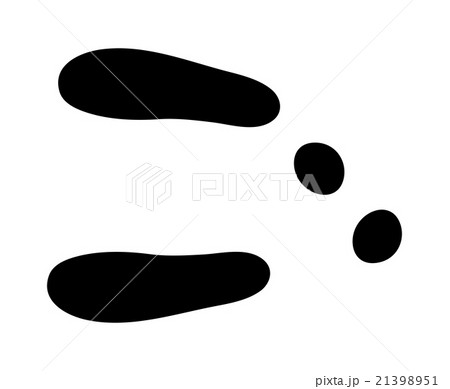 Animal foot prints and tracks isolated steps 21398951