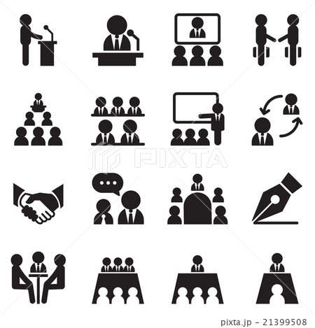 Business Meeting, Interview, Conference icon Business Meeting, Interview, Conference icon 21399508