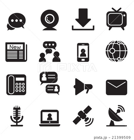 Communication Technology icons 21399509