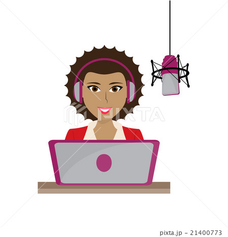 Female Disc Jockey radio station 21400773