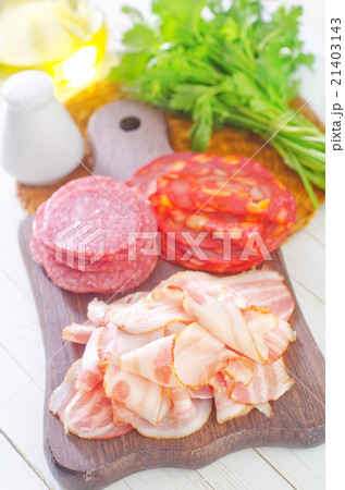salami and bacon salami and bacon 21403143