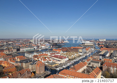 Copenhagen Skyline View from Vor Frelsers Kirke 21403717