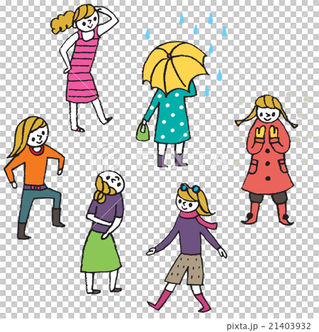 Various seasons and poses Various seasons and poses 21403932