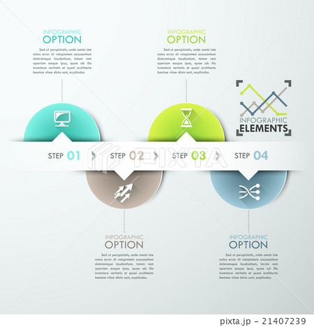 Modern Infographics Process Template 21407239