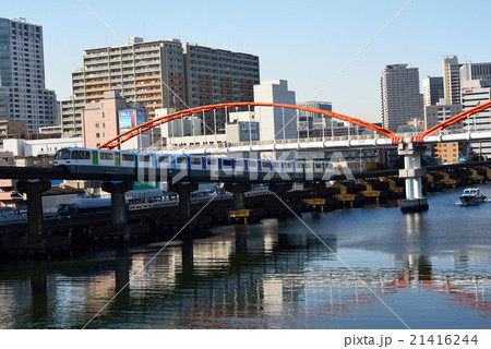 京浜運河とモノレール 21416244