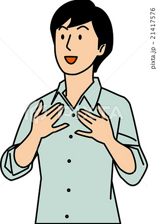 ボイストレーニングをする２０代男性 21417576