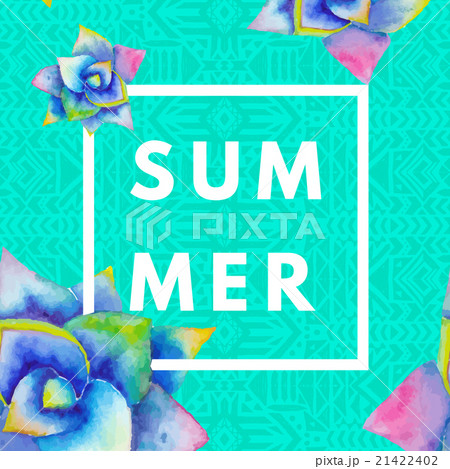 Summer hipster boho background 21422402
