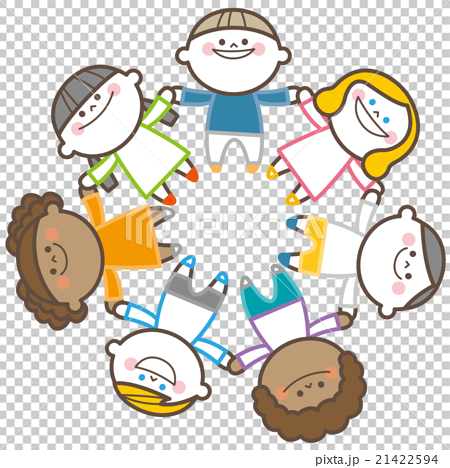 The Circle Of Children Of The World Stock Illustration