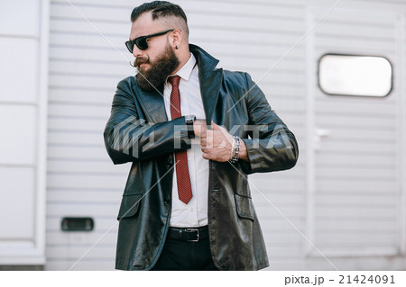 business man outside business man outside 21424091