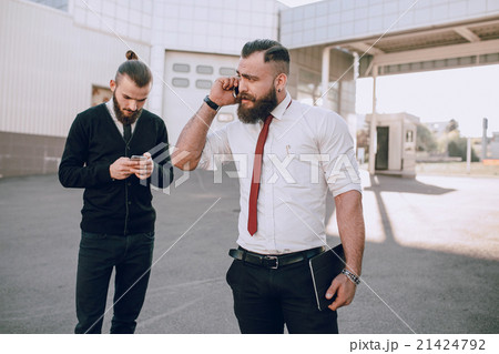 business man outside business man outside 21424792