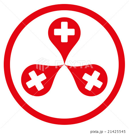 Hospital Map Markers Rounded Icon Hospital Map Markers Rounded Icon 21425545