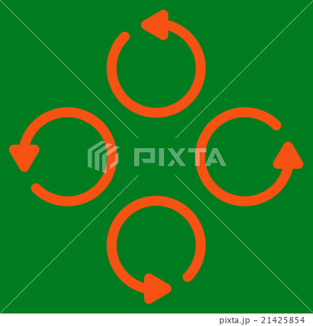 Rotation Flat Icon Rotation Flat Icon 21425854