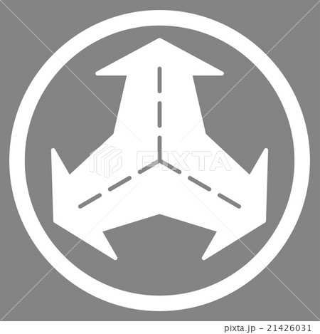 Intersection Directions Rounded Icon 21426031