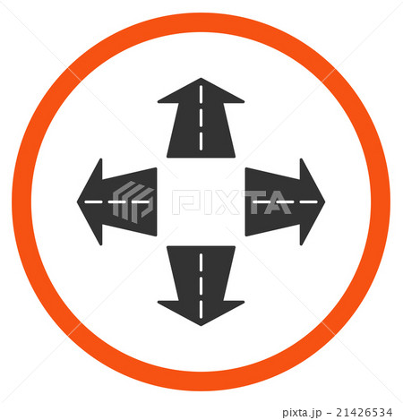 Road Directions Icon 21426534