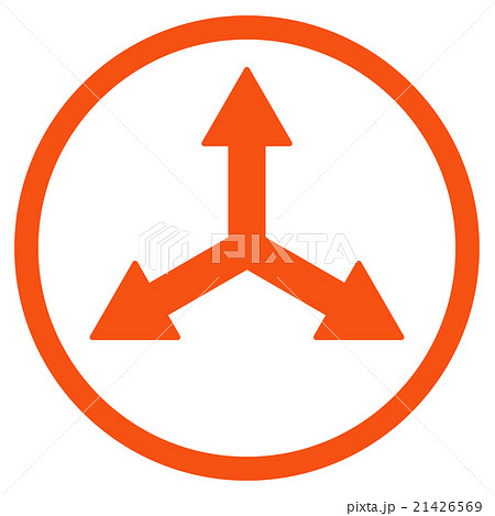 Triple Arrows Rounded Icon Triple Arrows Rounded Icon 21426569