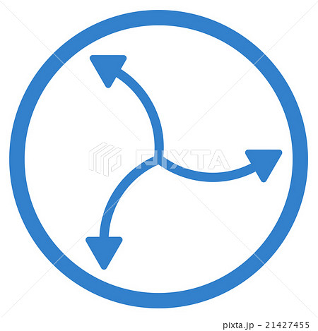 Swirl Arrows Rounded Icon 21427455
