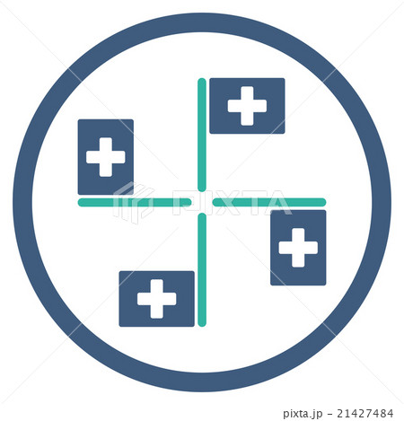 Hospital Flags Icon Hospital Flags Icon 21427484