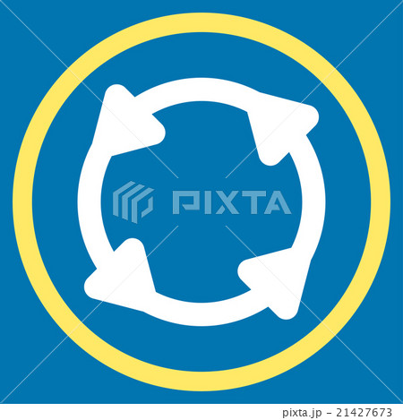 Rotate Flat Icon 21427673