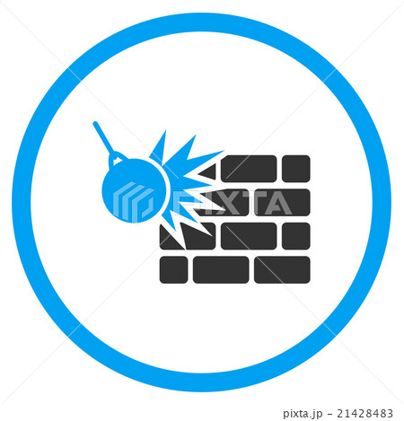 Wall Destruction Icon Wall Destruction Icon 21428483