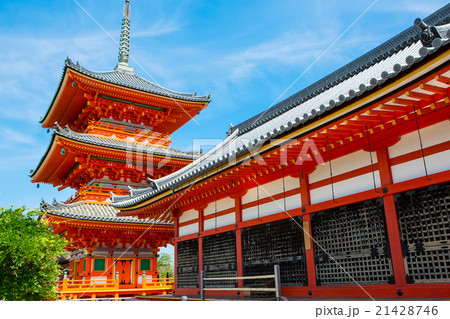 Part of Kiyomizu-dera Temple in Kyoto, Japan Part of Kiyomizu-dera Temple in Kyoto, Japan 21428746