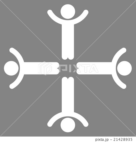 Hands Up Men Icon Hands Up Men Icon 21428935