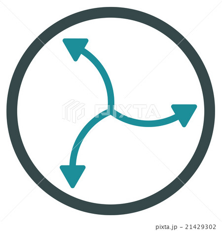 Swirl Arrows Rounded Icon 21429302
