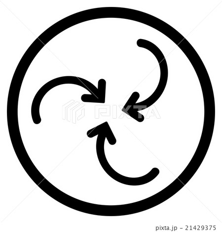 Whirl Arrows Rounded Icon 21429375