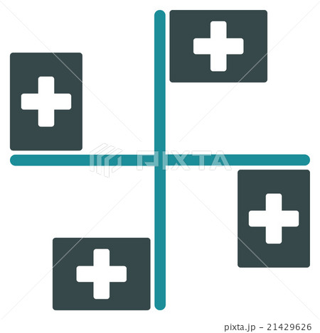 Hospital Flags Icon Hospital Flags Icon 21429626