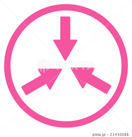 Collide Arrows Rounded Icon 21430088