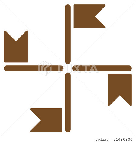 Flags Flat Iconのイラスト素材 [21430300] - PIXTA