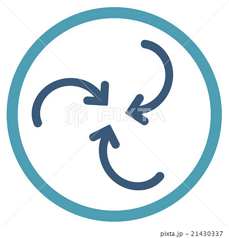 Whirl Arrows Rounded Icon 21430337