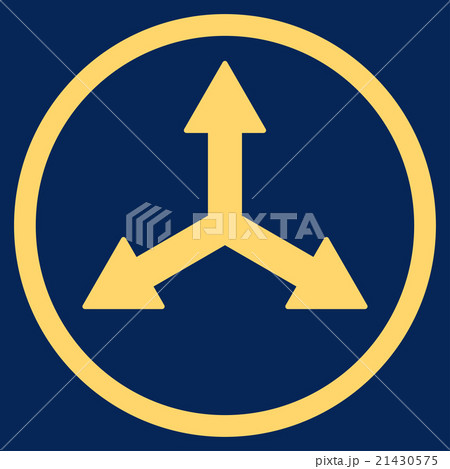 Triple Arrows Rounded Icon 21430575